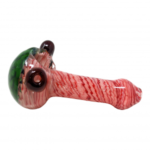 5" Green Honeycomb Hand Pipe [SG3033]